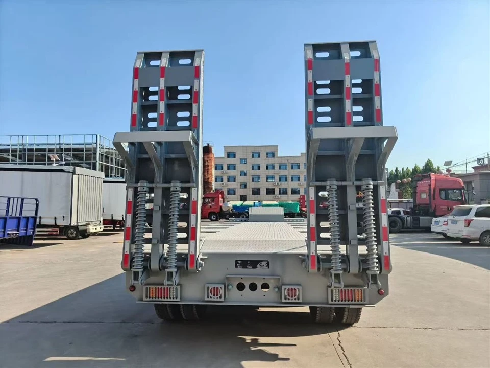 Extendable Low Bed Transport Trailer factory